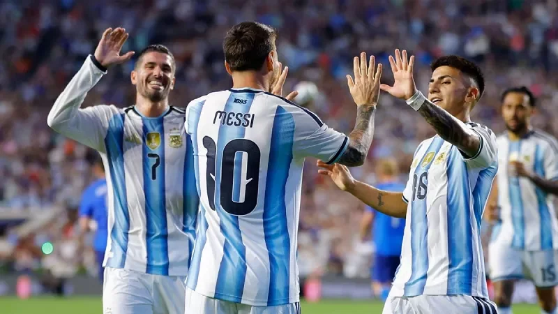 Argentina thắng dễ dàng trước Jordan