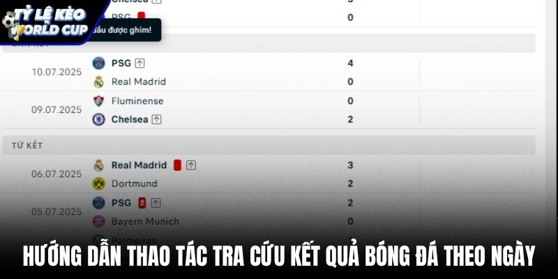 Các bước tra cứu KQBĐ theo ngày tháng trên giao diện